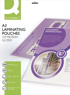 Produktbild von Connect Lamination film 125 micron 303 x 426 mm, 30,3 cm, 42,6 cm