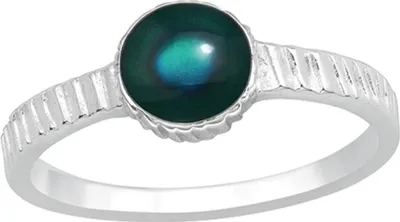 Produktbild von Stimmungsring Silber 925 Mood Ring 52 (16.5 mm Ø)
