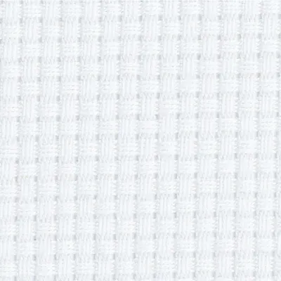 Produktbild von Olympus Handarbeitsstoff Javacross fine für Kreuzstich, Aida 11ct, weiß, 90x50cm, 5500/1006, Baumwolle, hergestellt in Japan