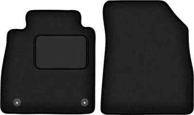Immagine prodotto di Wielganizator tappetini auto velours anteriori adatto per Nissan Micra K14 (2017-, hatchback) neri, set 2 pz, con fissaggi
