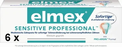 Produktbild von Elmex Sensitive Professional Zahnpasta perfekte Mundhygiene 75ml 6er Pack