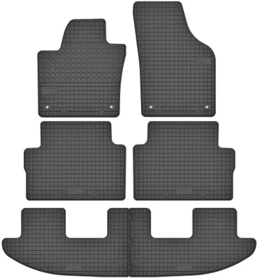 Produktbild von Gummimatten Gummi Fußmatten für Volkswagen Sharan II 7os.