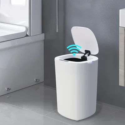 Obrázok produktu pre Inteligentný a tichý plastový koš so senzorom, 12 l, vhodný do rôznych miestností