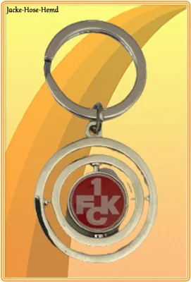 Produktbild von 1. Kaiserslautern Schlüsselanhänger Logo 1FCK Anhänger offizielles Lizenzprodukt