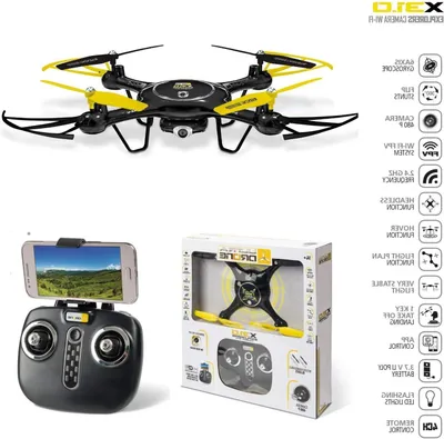 Productafbeelding van RC Drone met Camera - Speelgoed Drone - Vliegen en Filmen - WiFi FPV Systeem - 31 cm - Wit