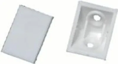 Produktbild von Klampe + Deckel 01C weiß PRUNIER - Box von 100 - STBS01C