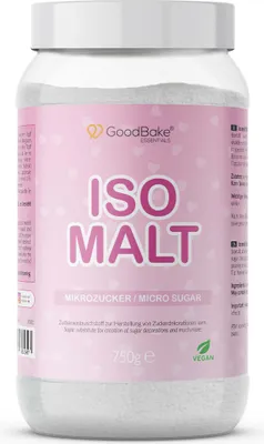 Produktbild von GoodBake Isomalt / Mikrozucker (750g), für selbstgemachte Zuckerdekorationen