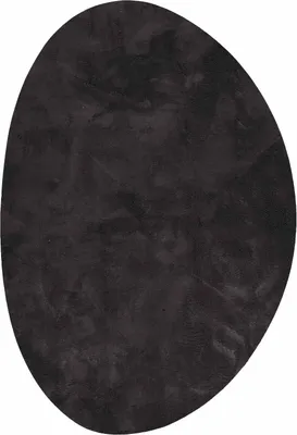 Produktbild von vidaXL Bereichsteppiche HUARTE Schwarz 120 x 170 cm Polyester