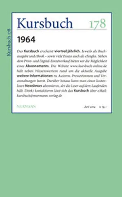 Produktbild von Kursbuch 178