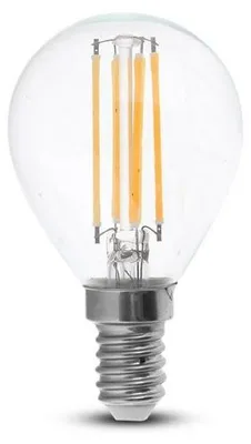 Immagine prodotto di V-Tac VT-1996 Lampadina LED 4W filamento E14 P45 luce bianco naturale 4000K - 4425