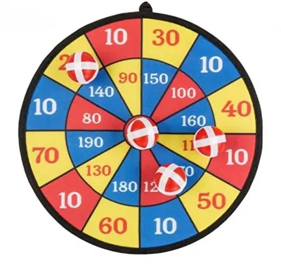 Image de Cible de fléchettes OA Velcro avec 4 boules, #35cm