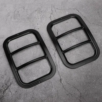 Immagine prodotto di 2 coperture per fendinebbia paraurti posteriore adatte per Jeep Wrangler 2007-2018