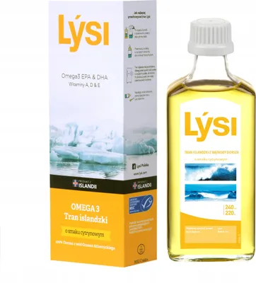 Produktbild von Lysi Isländischer Lebertran mit Zitrone für Kinder 240 ml
