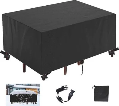 Zdjęcie produktu dla Wodoodporny pokrowiec na siedzisko do mebli ogrodowych – odporny na promieniowanie UV i wytrzymały, 140 x 80 x 80 cm