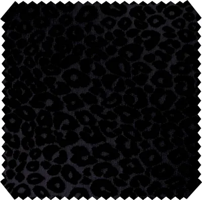 Produktbild von novely® LEO Jacquard-Möbelstoff im Leopardenmuster – Chenille, Meterware 1 lfm - Farbe: 218 Anthrazit-Schwarz