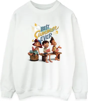 Produktbild von Disney - "Best Summer Ever" Sweatshirt für Damen BI23269 (M) (Weiß)