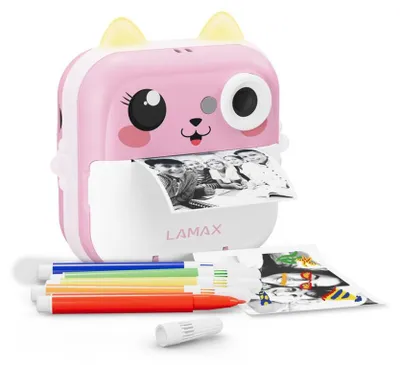 Image de Appareil photo pour enfants LAMAX InstaKid2 Plus, couleur rose