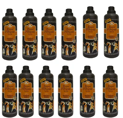 Produktbild von TESORI D'ORIENTE Weichspüler-Konzentrat für Waschmaschine, Lotus, 12 Stück, 750 ml