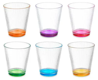 Produktbild von Vivalto Wasserglaser/Trinkglaser - 12x - Mix - 375 ml - 10 cm