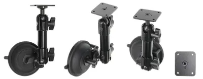 Produktbild von Brodit Sockelhalterung 7,5' Saugnapf 190mm AMPS-Löcher