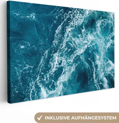 Produktbild von OneMillionCanvasses® - Leinwandbilder - 150x100 cm, Meer - Wasser - Golf, Wandbilder Kunstdruck Wanddekoration