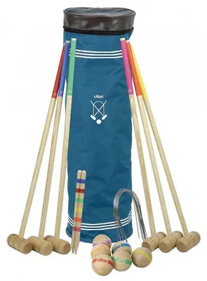 Image de Jeu de croquet senior en bois 6 joueurs - vilac - 4093b - jardin, plein air