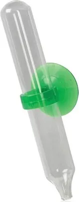 Zdjęcie produktu dla Poidło dla gryzoni, szklana kroplówka z przyssawką, 15 ml