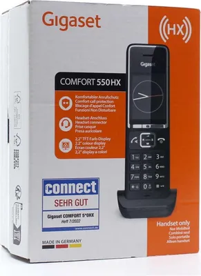 Zdjęcie produktu dla Gigaset Comfort 550HX Mobilt. (czarny