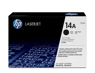 Obrázok produktu pre HP Čierna originálna tonerová kazeta 14A LaserJet, 10000 strany, Čierna, 1 kusov