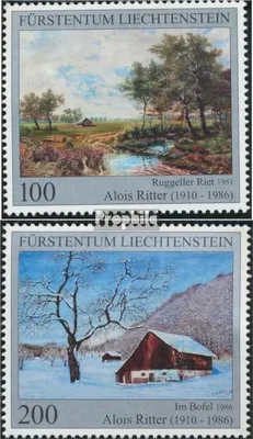 Produktbild von Briefmarken Liechtenstein 2016 Mi 1793-1794 (kompl.Ausg.) postfrisch Maler