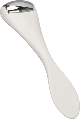 Zdjęcie produktu dla Mini roller pod oczy, biały, wielokrotnego użytku, łagodzący, napinający, mni ice roller na zmarszczki