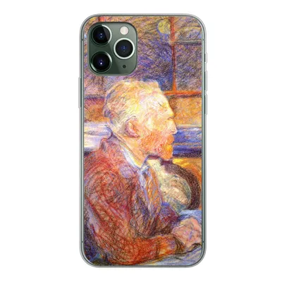 Produktbild von MuchoWow® Handyhülle Schutzhülle Hülle für iPhone 11 Pro Porträt von Henri de Toulouse-Lautrec - Vincent van Gogh Silikon Softcase Handy Hülle - Handy