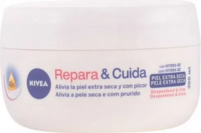 Produktbild von NIVEA Repair & Care, Creme, Unisex, Anti-Reizung, Feuchtigkeitsspendend, Reparatur, Beruhigend, Sehr trockene Haut, 300 ml, Topf