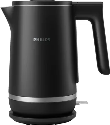 Zdjęcie produktu dla Czajnik dwuścienny Philips | HD9395/90 | Elektryczny | 2200 W | 1,7 L | Stal nierdzewna/Plastik | Podstawa obrotowa 360° | Czarny