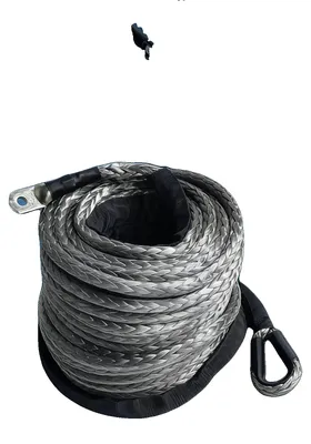 Immagine prodotto di Fune per argano, materiale UHMW-PE, lunghezza cavo 30 m, diametro cavo 10 mm, resistenza alla rottura 10,5 t, struttura a 12 trefoli