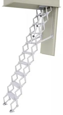 Produktbild von Dolle alu-top Bodentreppe Scherentreppe bis 279cm Raumhöhe 140x70cm mit U-Wert 0,58