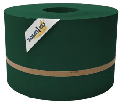 Produktbild von Sichtschutzstreifen zaun|zu PREMIUM 50m Rolle PP Zaunblende für Doppelstabzaun Grün, 50m