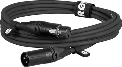 Produktbild von Premium XLR-Kabel XLR3M black (schwarz, 3 Meter)