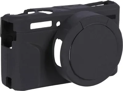 Obrázok produktu pre HEEPDD Silikónový kryt na fotoaparát, kryt na fotoaparát Prenosný kryt proti nárazu a skĺznutiu pre PowerShot G7X / G7X Mark II Silikónový kryt na fotoaparát,