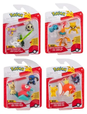 Produktbild von Pokémon Battle Figure Actionfiguren 3er Pack ver. 25 Sortiment (4)