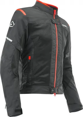 Produktbild von Acerbis Ramsey Vented Motorrad Textiljacke, schwarz/rot, S