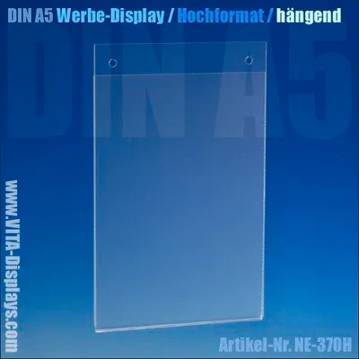 Produktbild von DIN A5 Werbe-Display / hängend