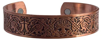 Produktbild von Magnet-Armband \Baum des Lebens\", antik-kupferfarben"