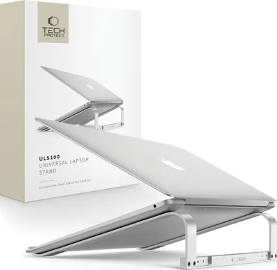 Produktbild von Tech-Protect Uls100 Universal Laptop-Ständer Silber