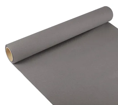 Produktbild von PAPSTAR Tischläufer "ROYAL Collection", grau, 3 m x 40 cm | Schrumpffolie (1 Rolle)
