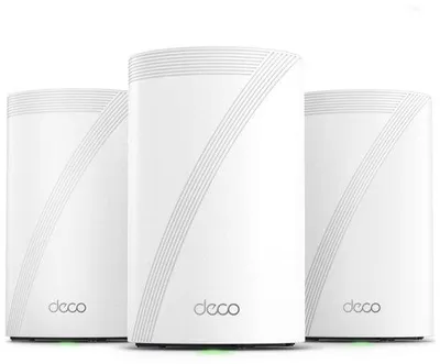 Productafbeelding van TP-Link Deco BE68 (3-stuk), Wit, Binnen, Netwerksysteem, 752,51 m², Drievands (2,4 GHz / 5 GHz / 6 GHz), Wi-Fi 7 (802.11be)
