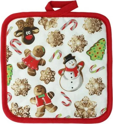 Obrázok produktu pre Podložka Pod Hrniec Perníčky 17X17Cm