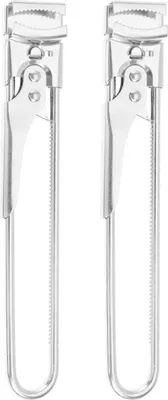 Produktbild von 1 Stück/2 Stück Edelstahl-Glasöffner, verstellbarer Einhand-Dosenöffner, tragbarer Glasdeckel-Greifer, Flaschenöffner für Senioren mit schwachen Händen