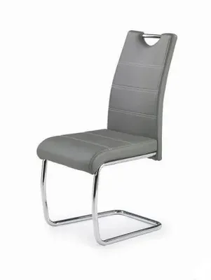Obrázek produktu pro Halmar Jídelní židle K211 - šedá / chrom