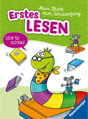 Image de Ravensburger Mein Block zum Schulanfang, Erstes Lesen, Rätselblock ab 6 Jahre